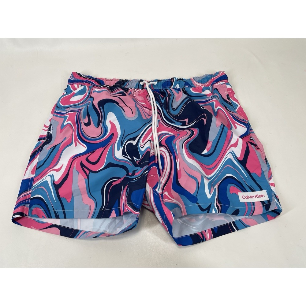 Calvin Klein Lined Swim Shorts Mens‎ Size XL Multicolor